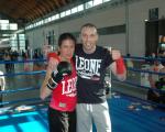 Simona e Max a fine allenamento